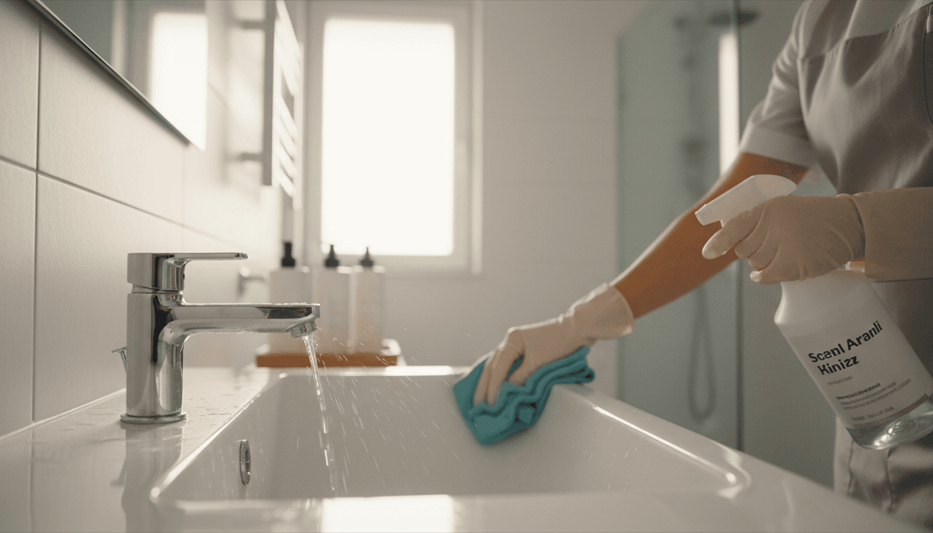 Badezimmerreinigung mit professioneller Hygiene und Sorgfalt